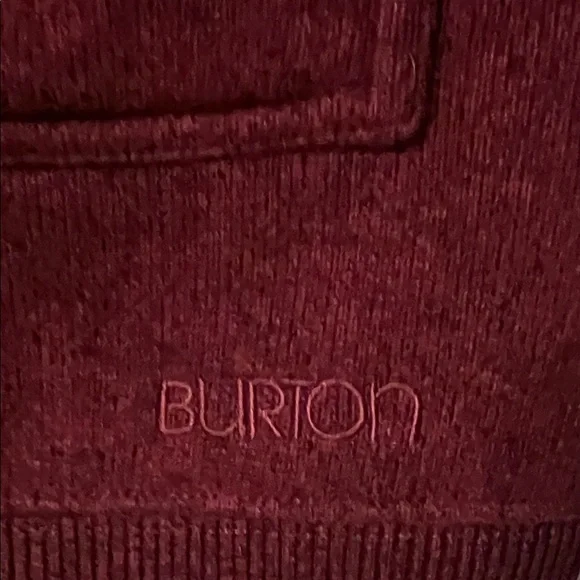 Burton Red hoodie Jacket - Picture 3 of 5